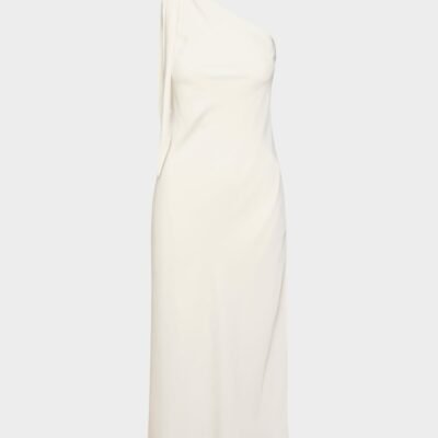 Ten by Babaton Champagne Satin Dress