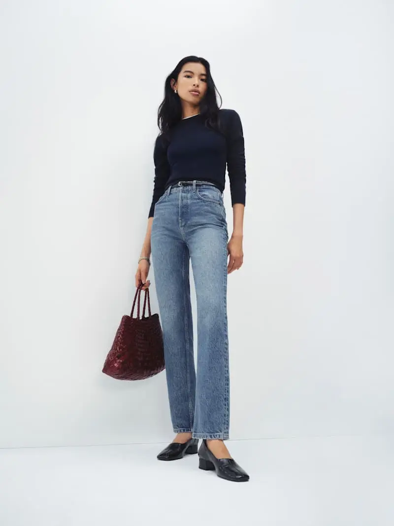 Cynthia High Rise Straight Jeans (Colorado)