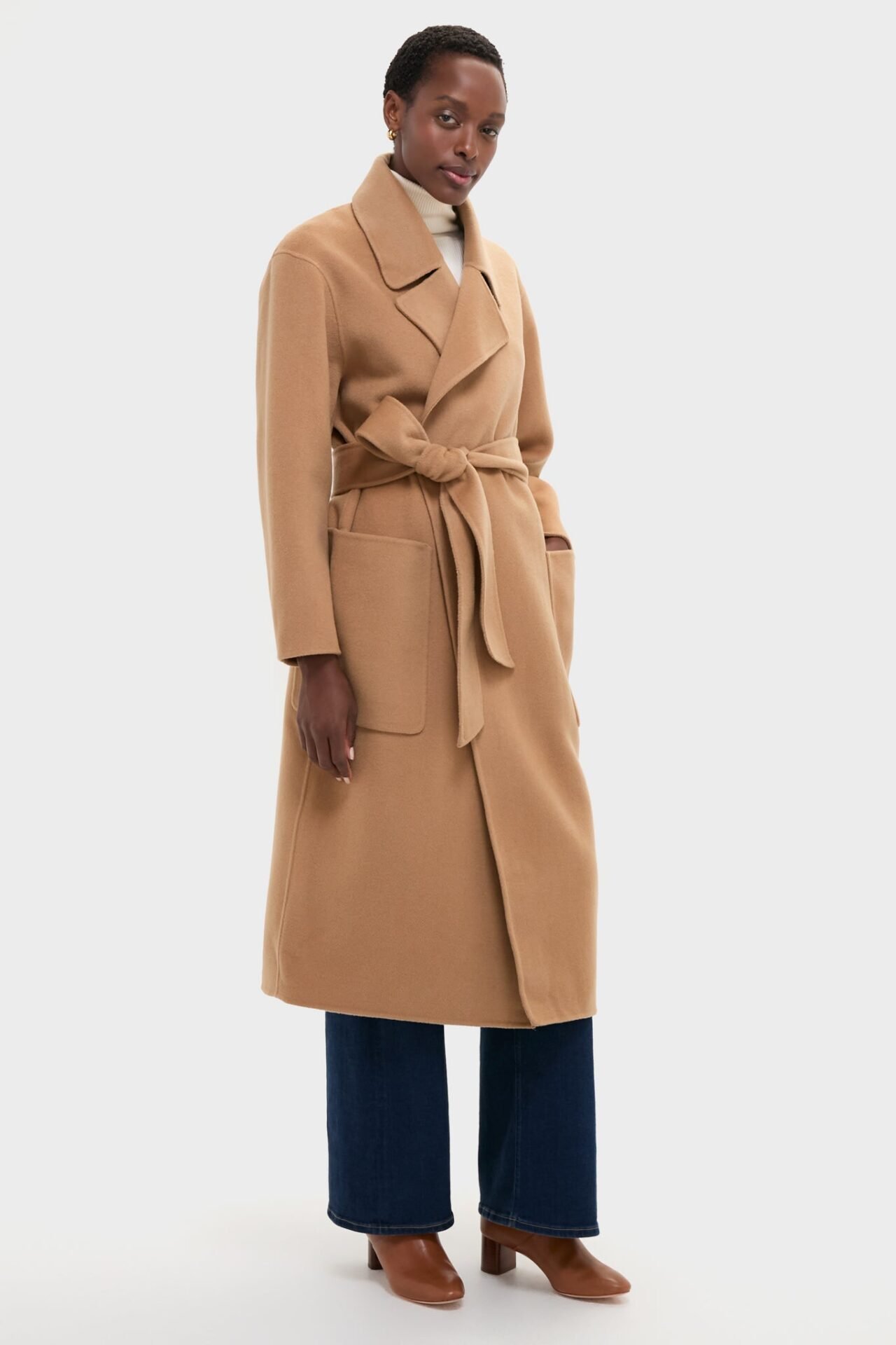 Camel Wool Trinity Coat (Tan)