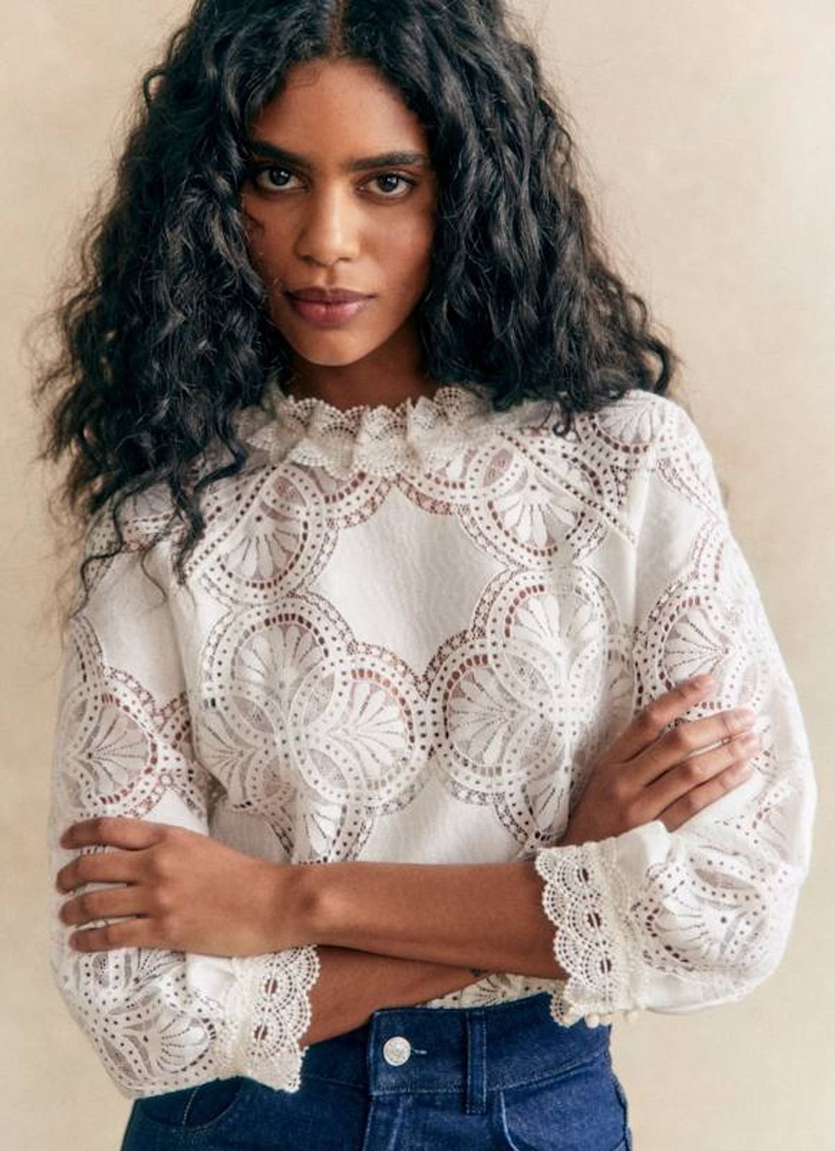 Bianca Blouse (Ecru)
