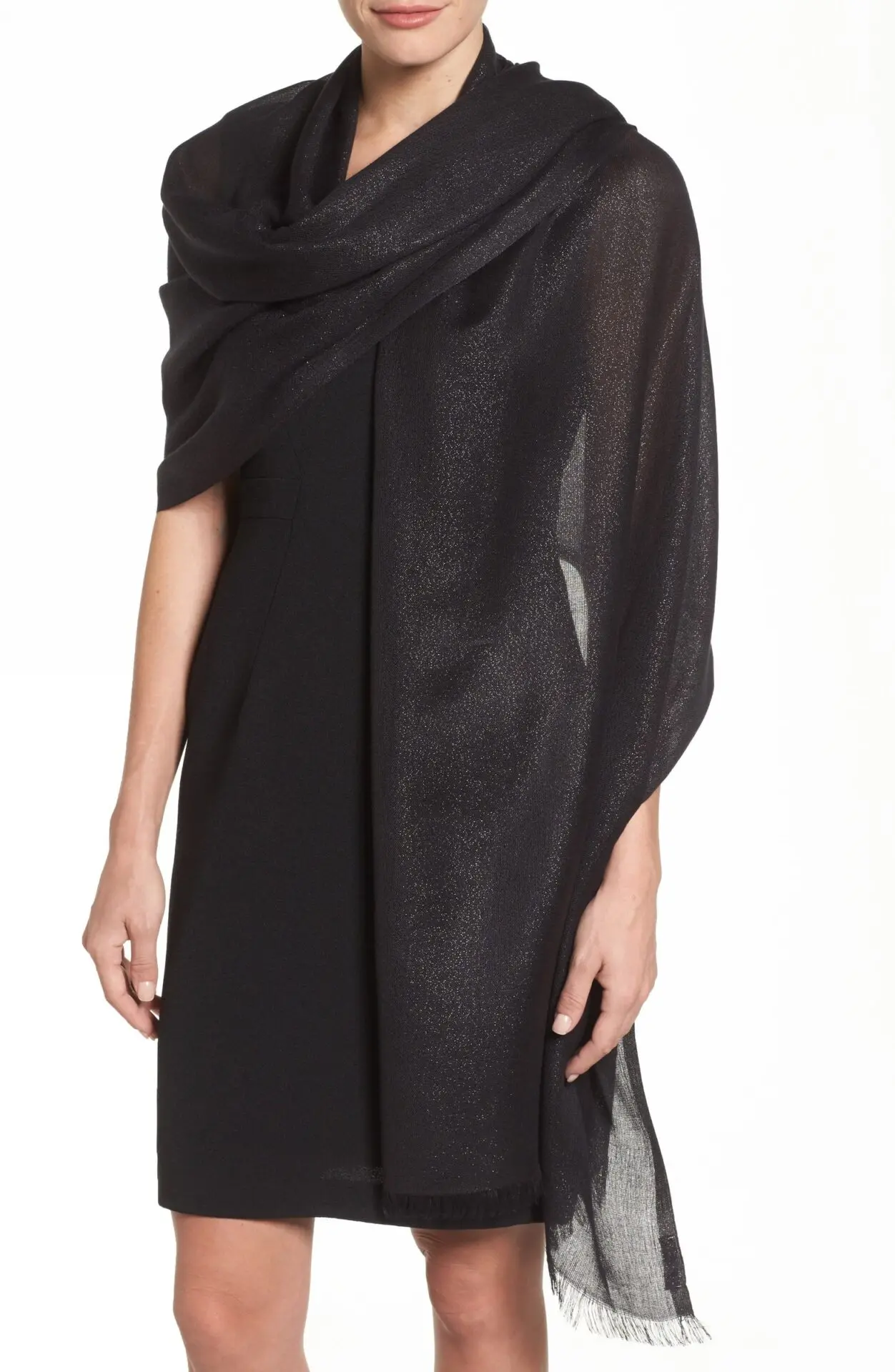 Metallic Lightweight Wrap (Gold)