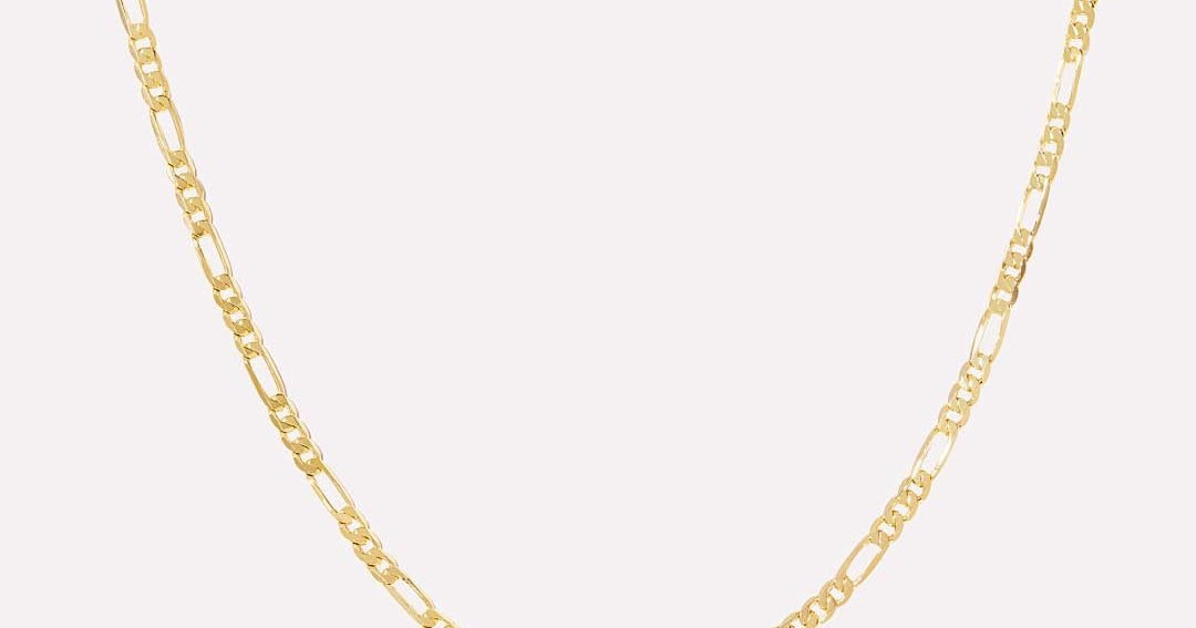 Figaro Chain Necklace - Leo Regular Short