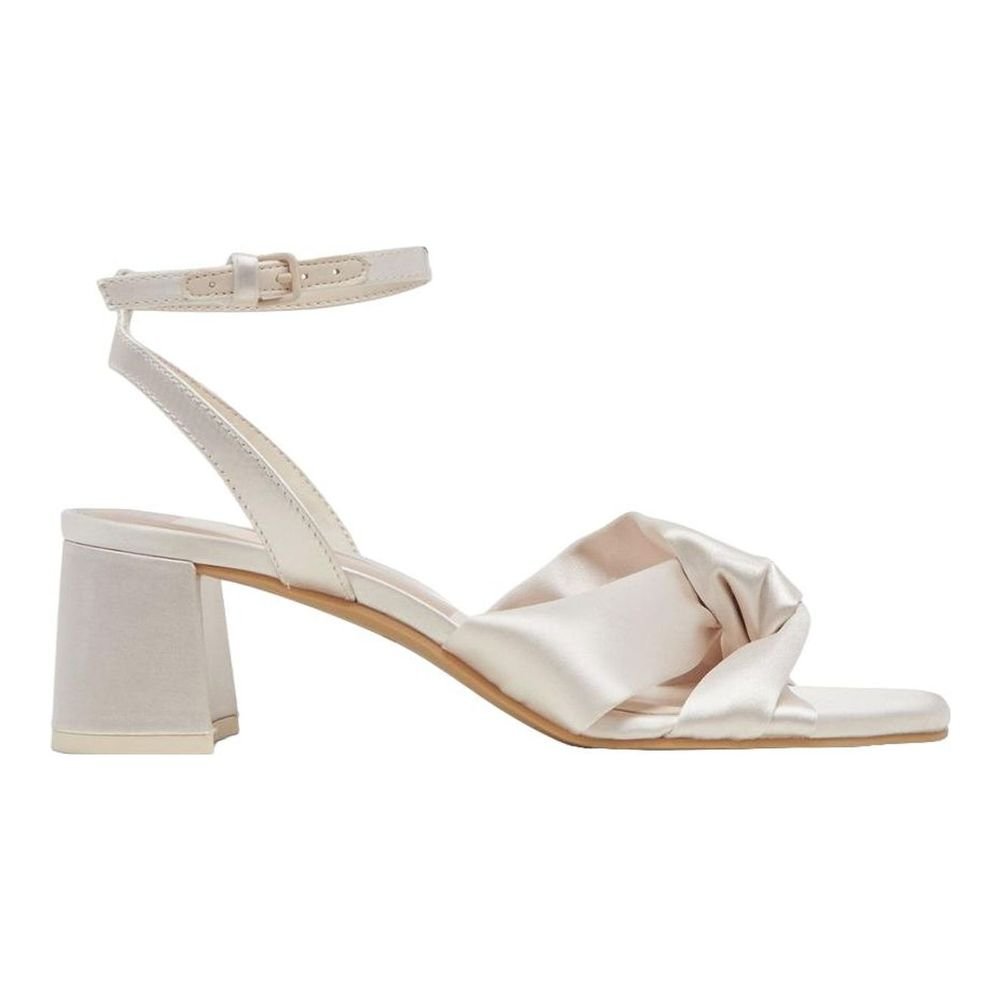Brenna Heels Ivory Satin