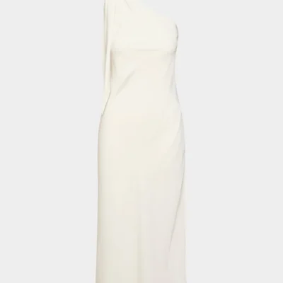 Champagne Satin Dress (Light Birch)