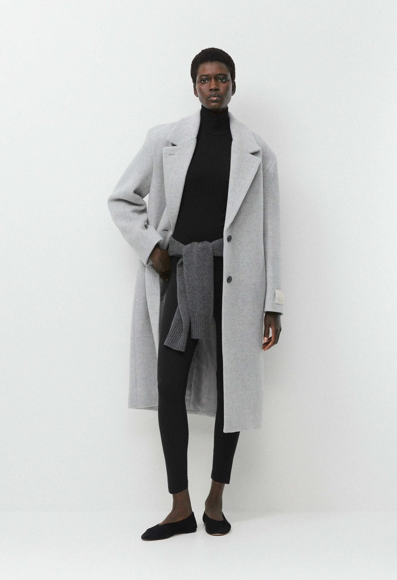 The Only Coat - Soft Wool Cashmere (Heather Light Grey)