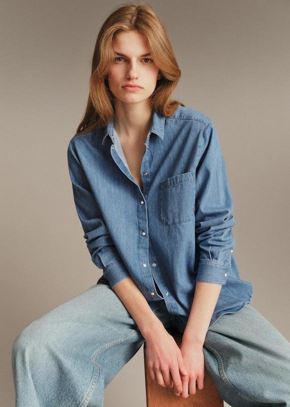 Max Shirt (Deep Blue, Organic Cotton)