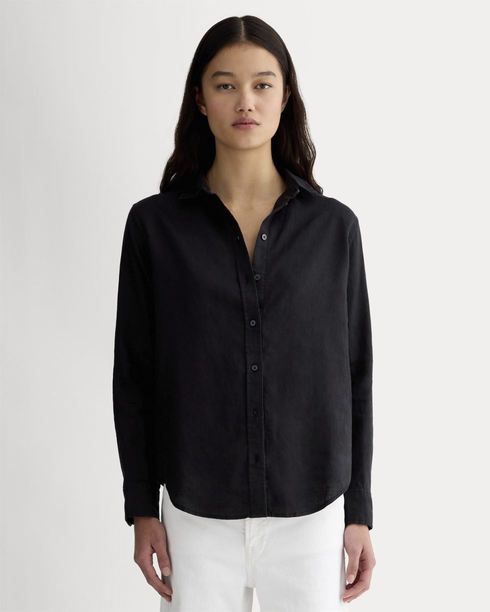 The Must-Have Shirt in Linen (Black)