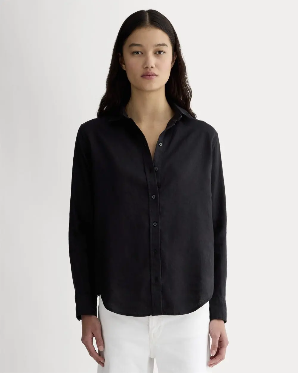 The Must-Have Shirt in Linen (Black)