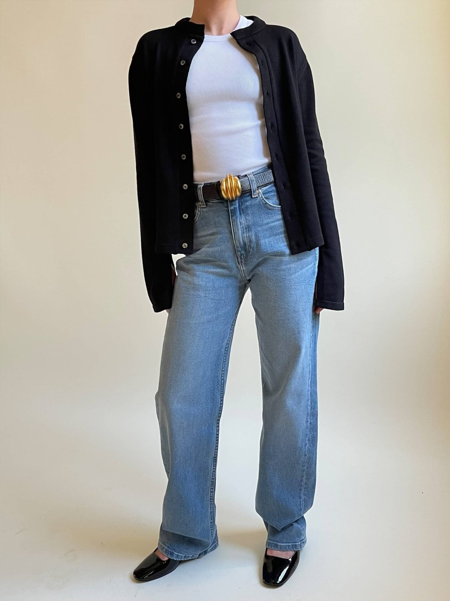 Straight Jeans (Mid Blue)