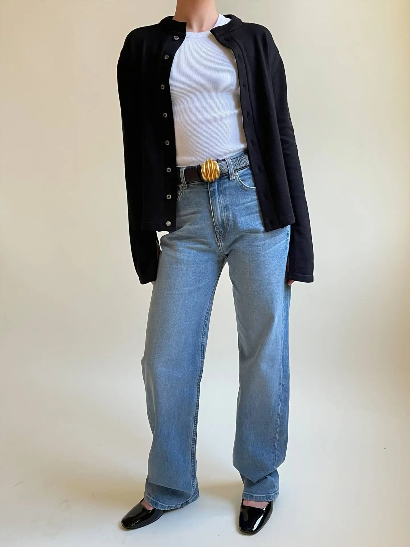 Straight Jeans (Mid Blue)