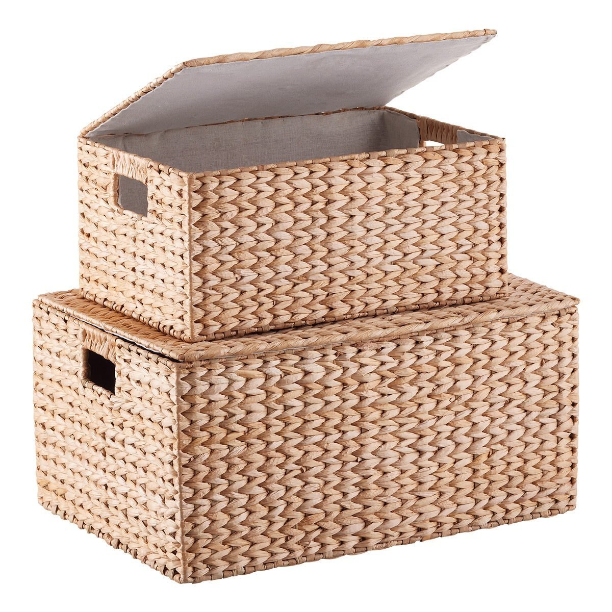 Artisan Rush Hinged-Lid Box