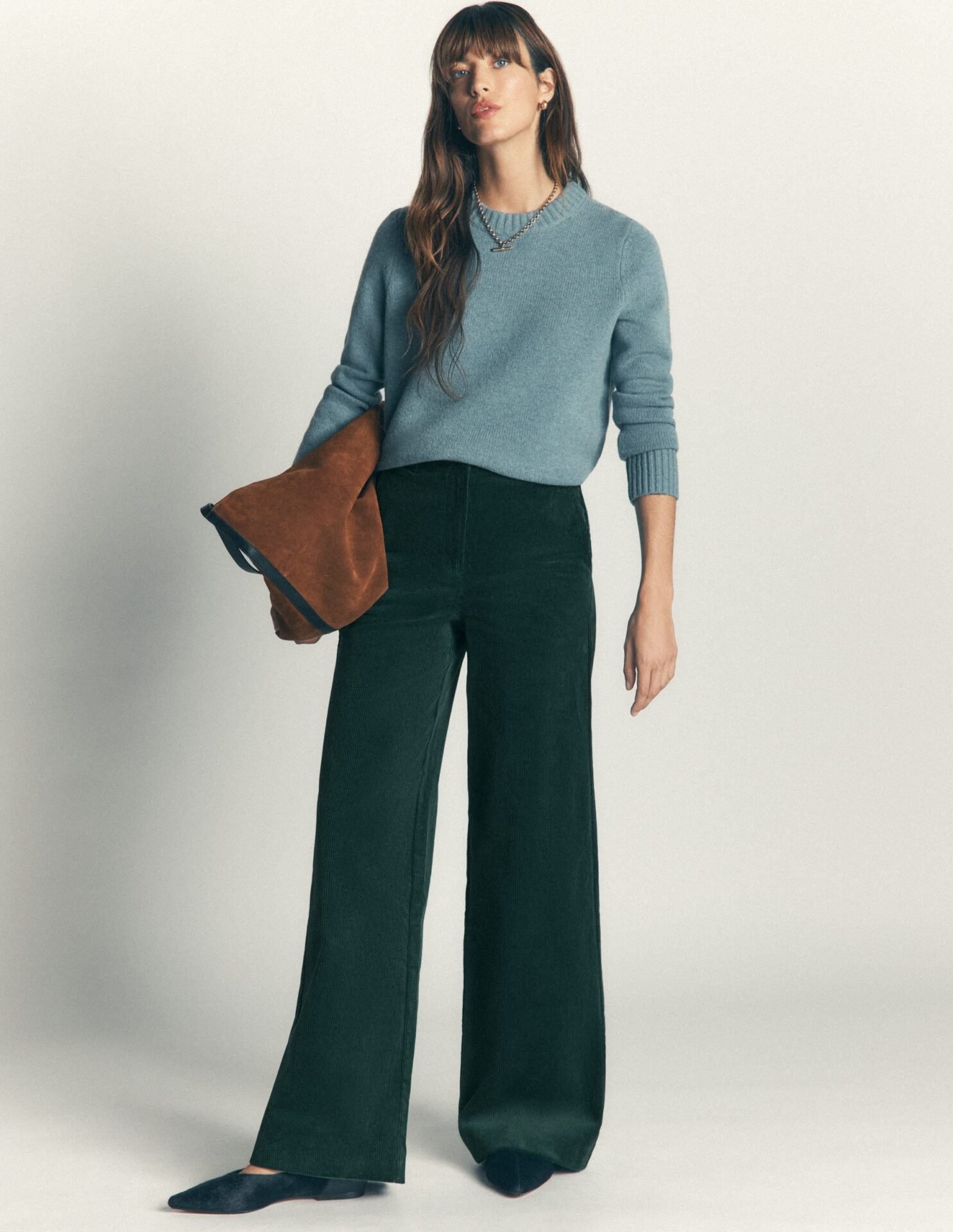 Belgravia Cord Pants - Midnight Teal