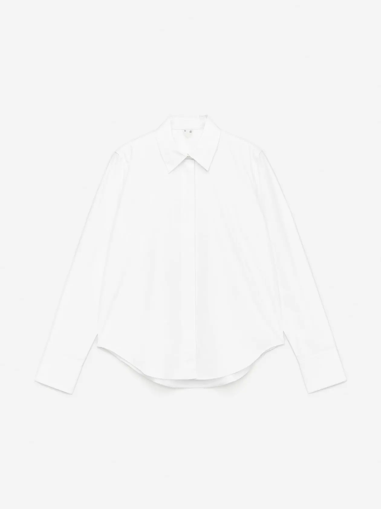 Regular-Fit Poplin Shirt (White)