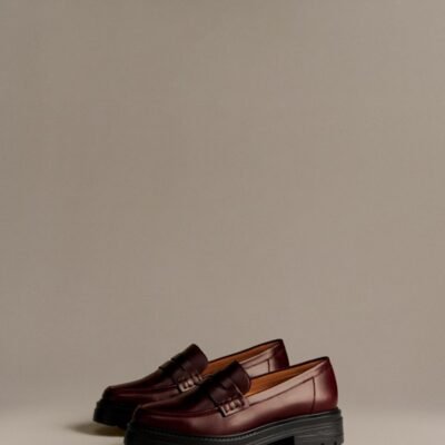 Albane Loafers (Glossy Burgundy)