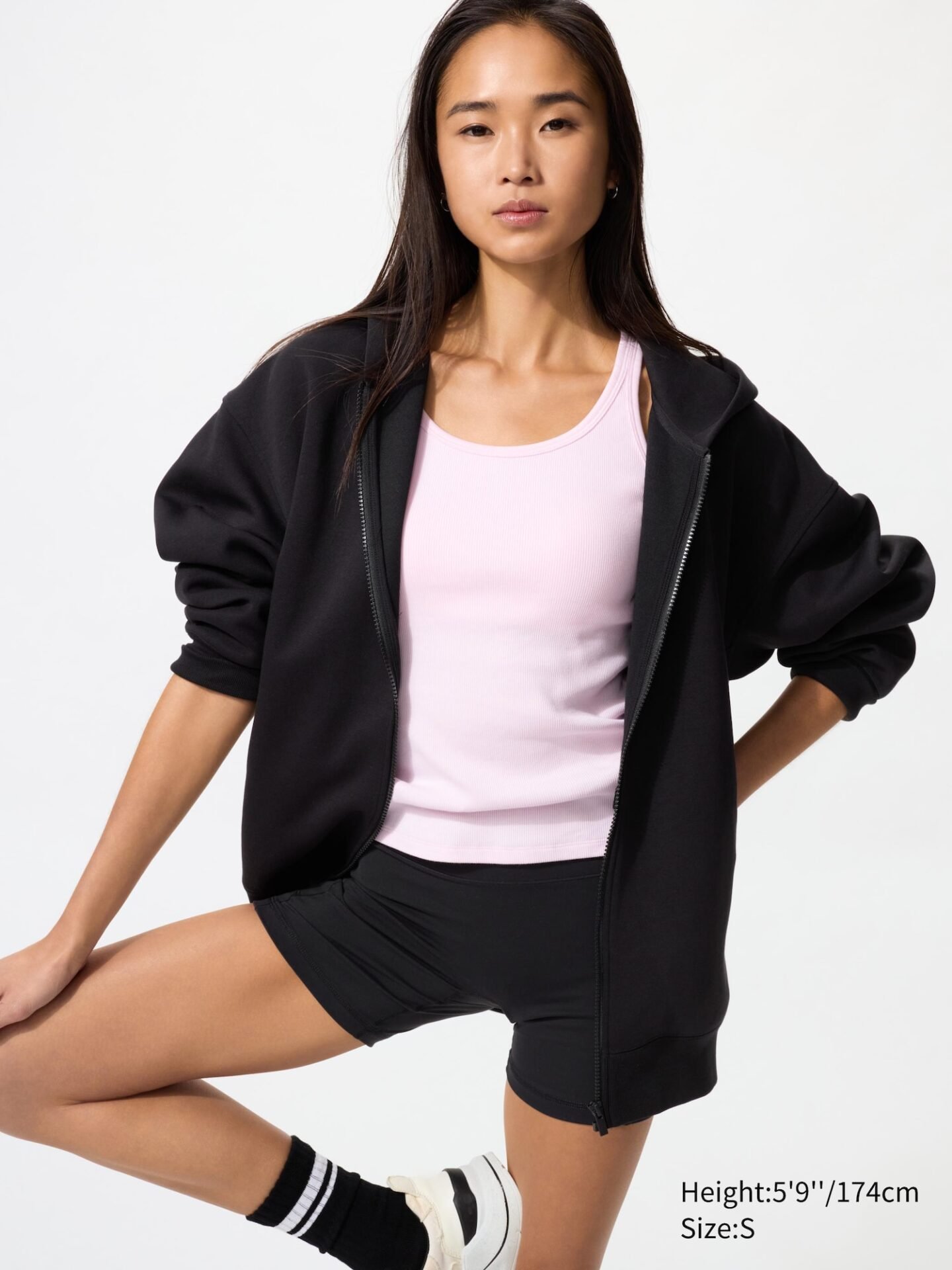 Ultra Stretch Active Biker Shorts (Black)