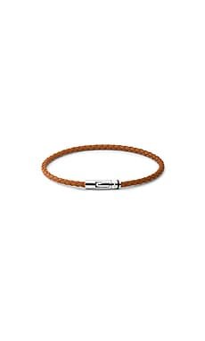 Miansai Juno Leather Bracelet in Cognac