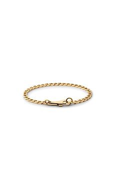 Miansai 4mm Snap Chain Bracelet in Polished Gold