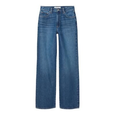 Denim Forum The Farrah Hi-Rise Wide Jean