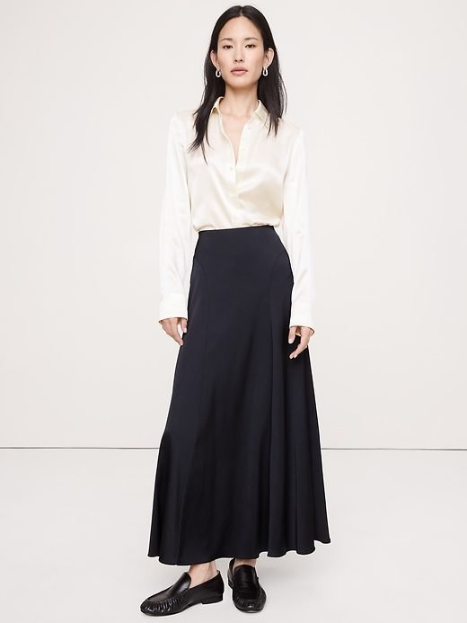 The Everyday Silk Shirt (Cream White)