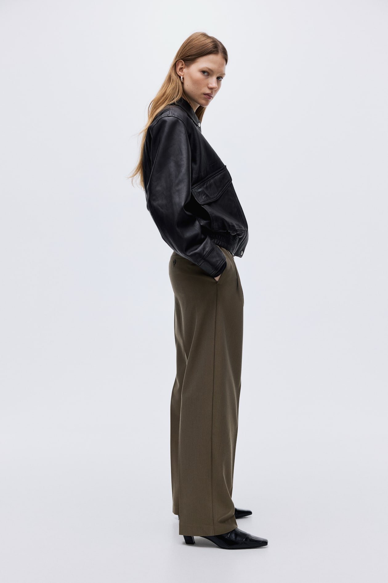 Tailored Pants (Khaki Green)