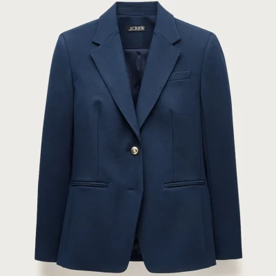 Margeaux Blazer in Four-Season Stretch (Navy)