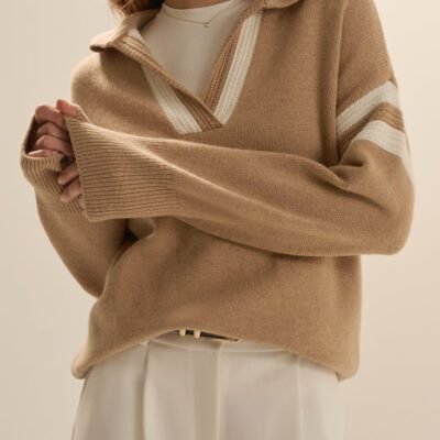 The Grace Sweater (Camel Ivory)