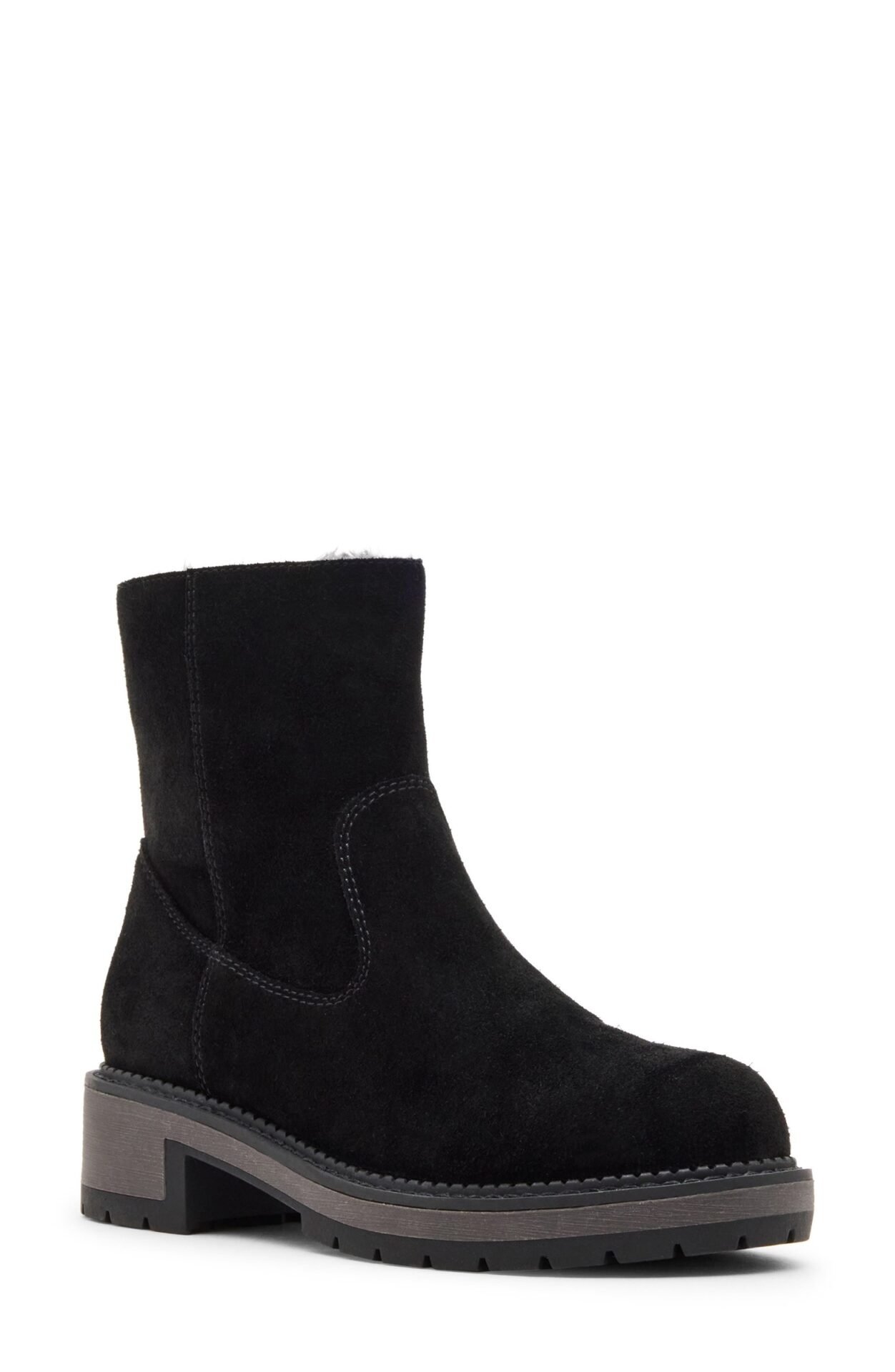 Nappa Waterproof Suede Bootie (Java Suede)