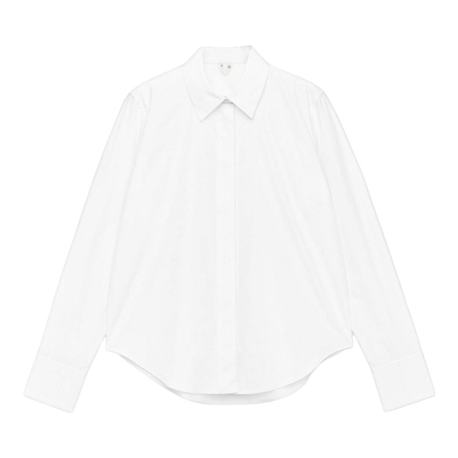 Regular-Fit Poplin Shirt (White)