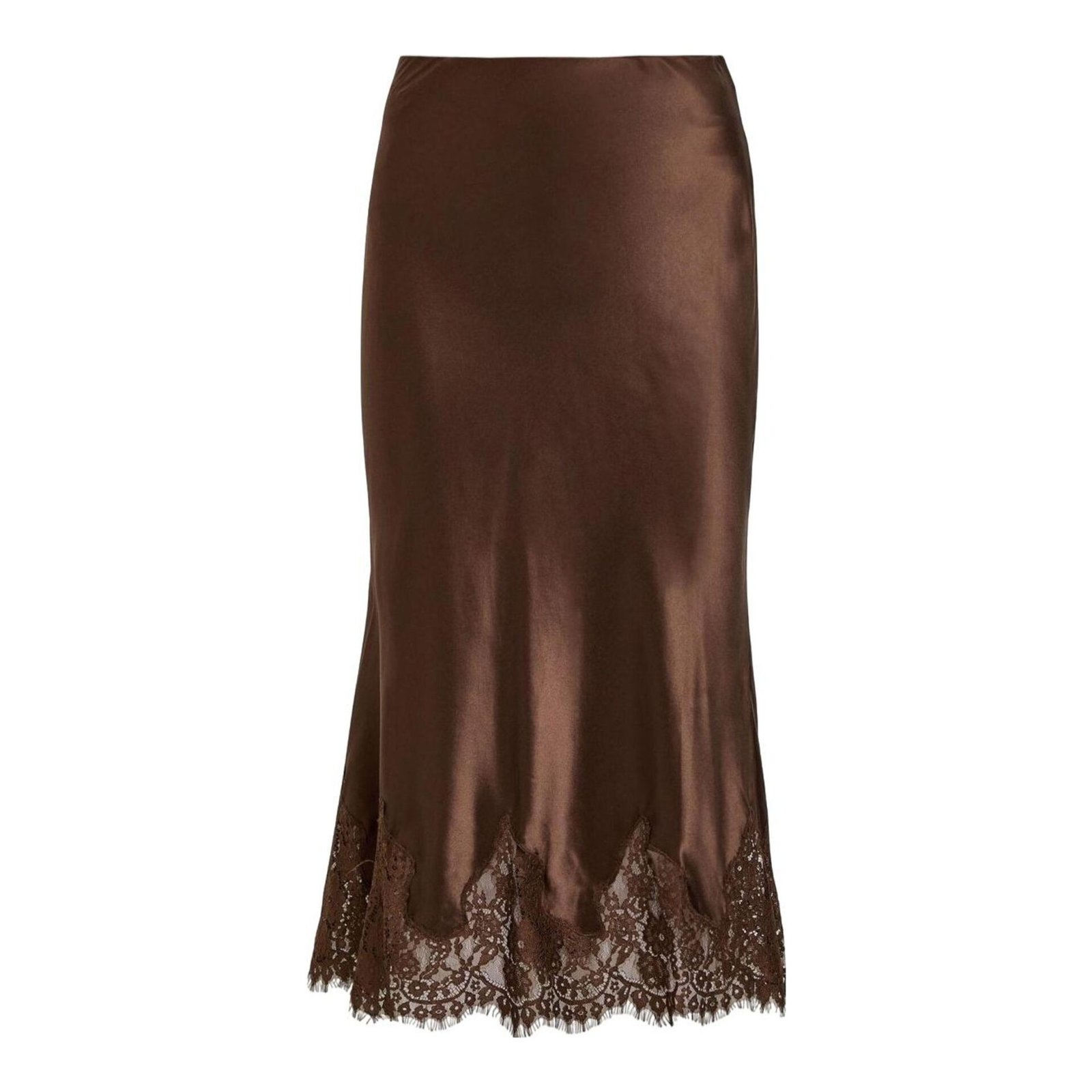 Carolina Silk Skirt (Black Bean)