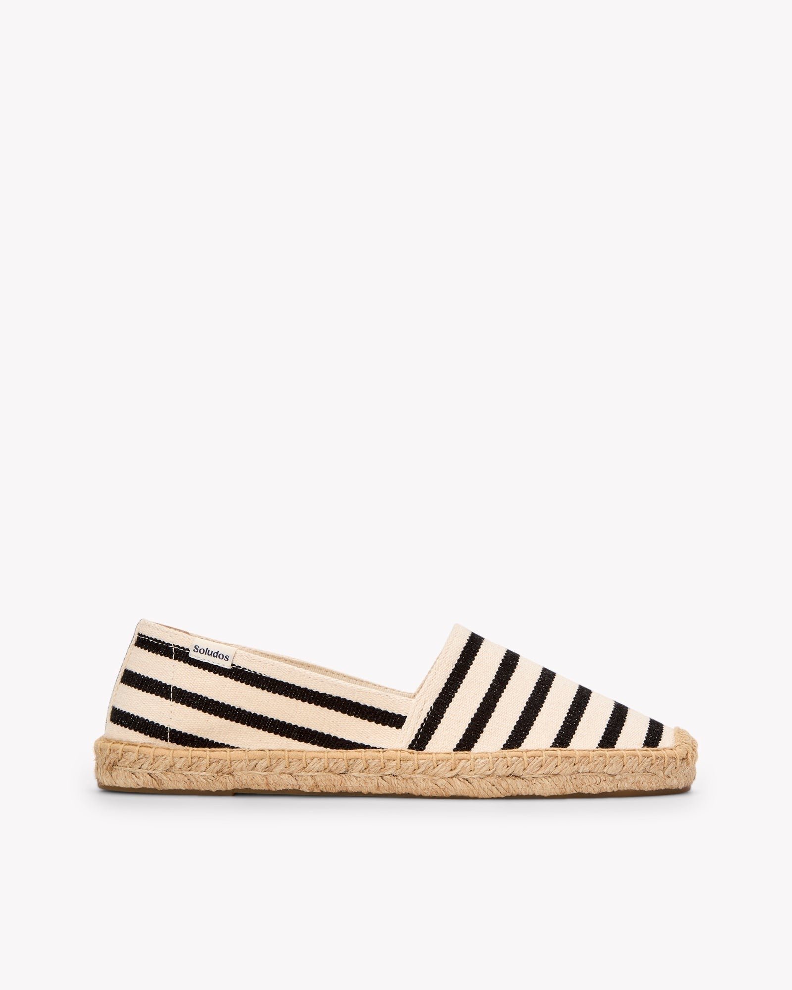 The Original Espadrille - Woven Stripe, Classic (Ivory/Black)
