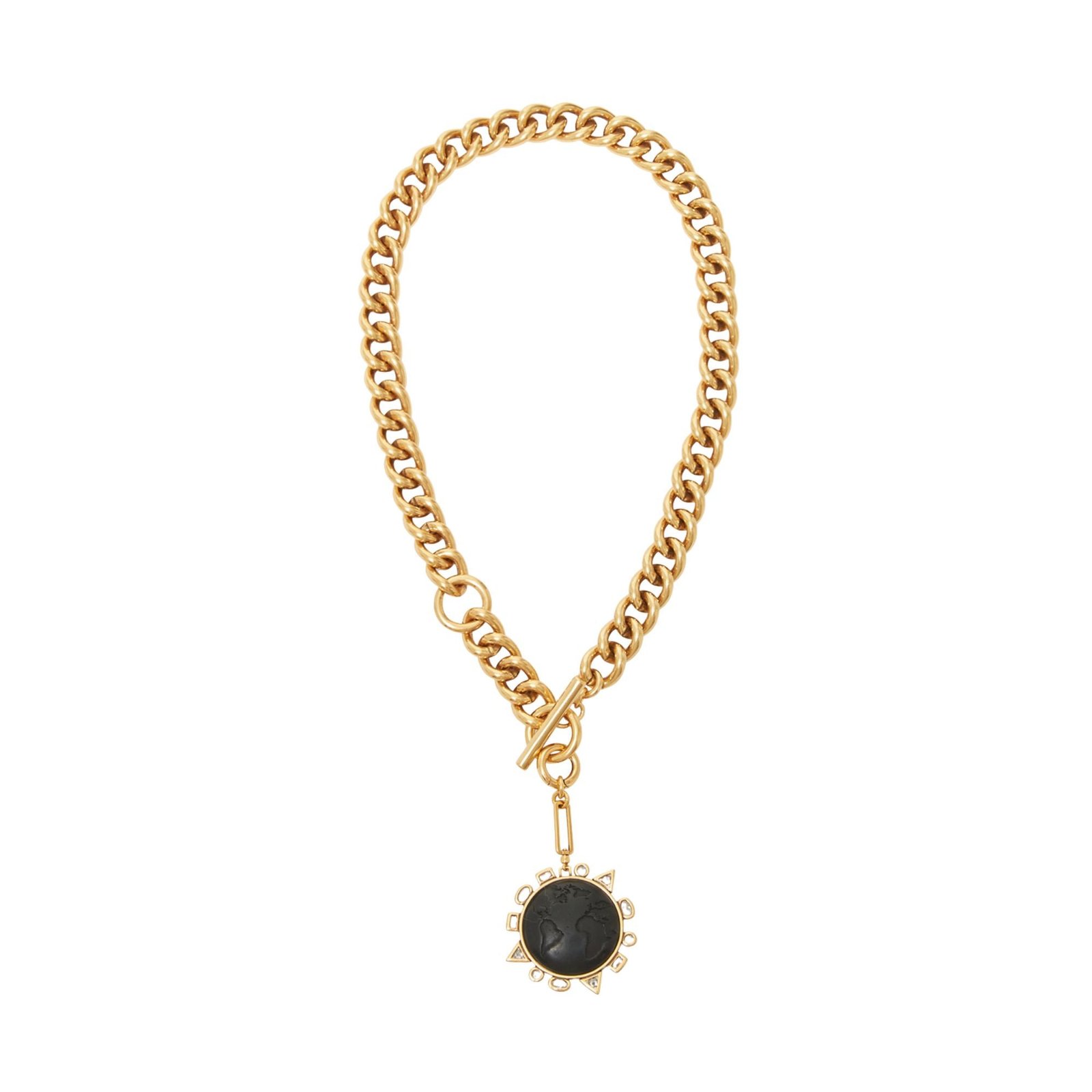Odyssey Pendant Necklace (Black Gold)