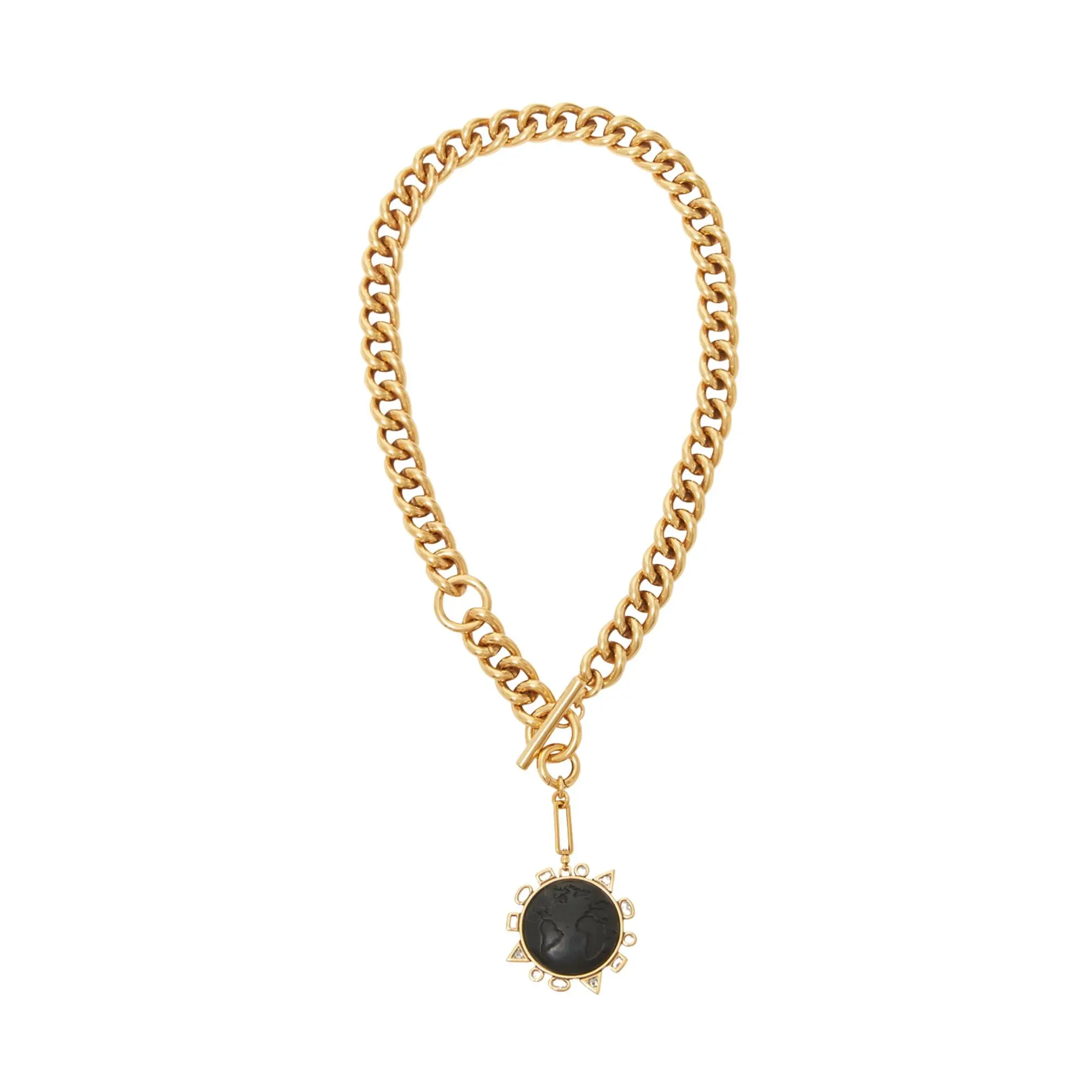 Odyssey Pendant Necklace (Black Gold)