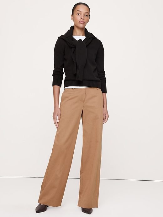 The Everyday Wide-Leg Pant in Tencel™-Cotton (Burnt Cinnamon)