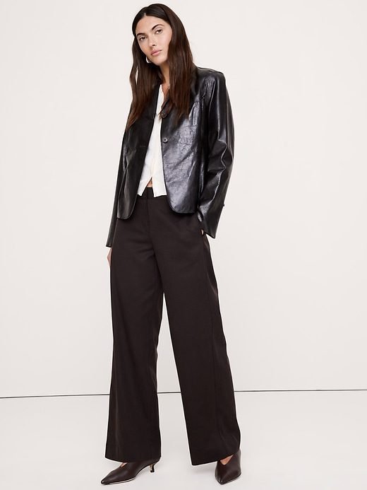 The Everyday Wide-Leg Pant in Tencel™-Cotton (Brown)