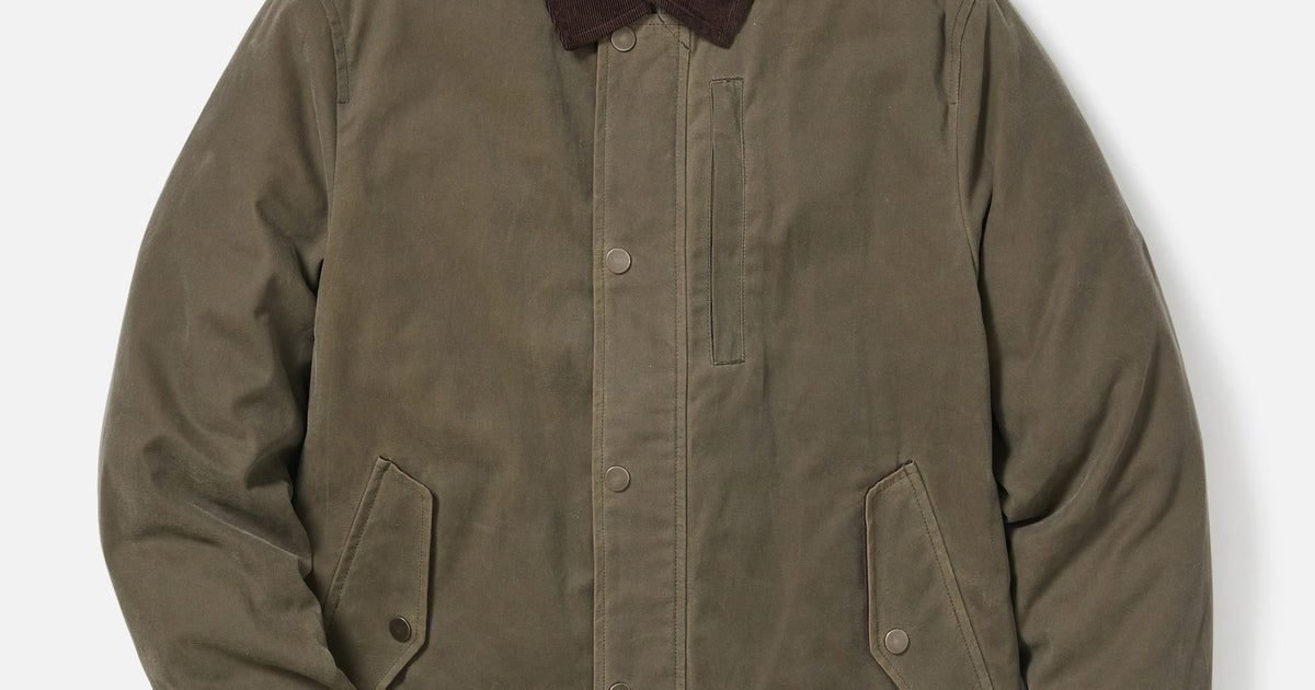 Weston Wax Canvas Barn Jacket (Olive)
