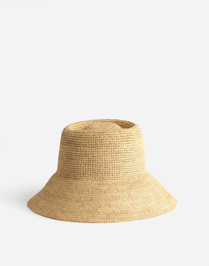 Lantern Straw Hat (Golden Khaki)