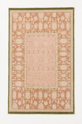 Ulla Printed Easy-Care Persian-Inspired Rug - Brown