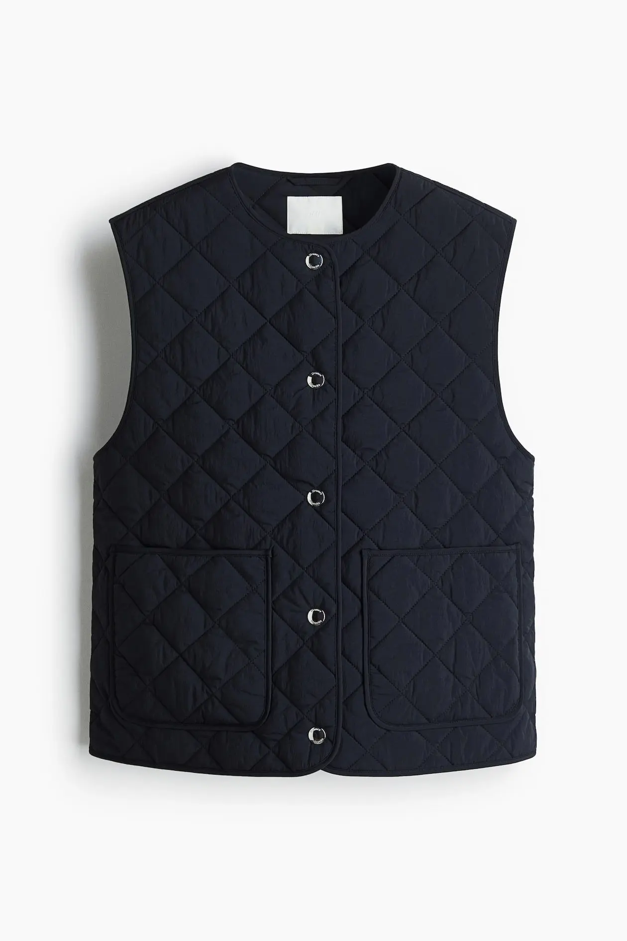 Quilted Vest (Black)