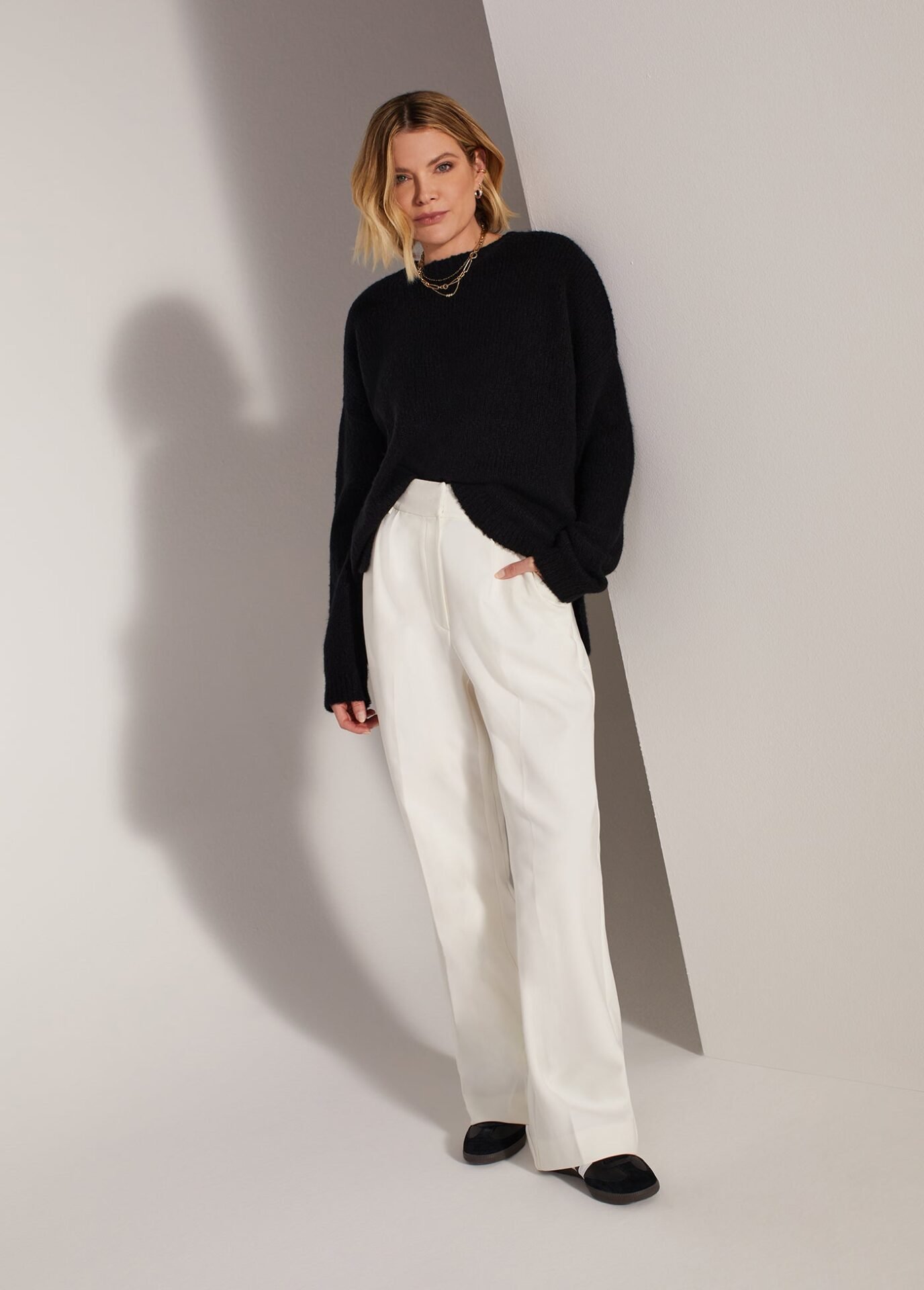 The Petite Favorite Pant (Ivory)