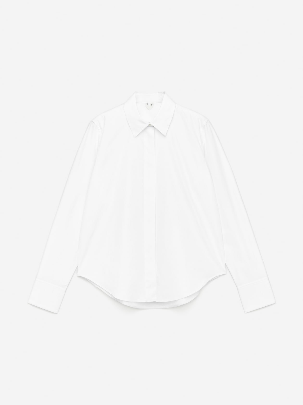 Regular-Fit Poplin Shirt (White)