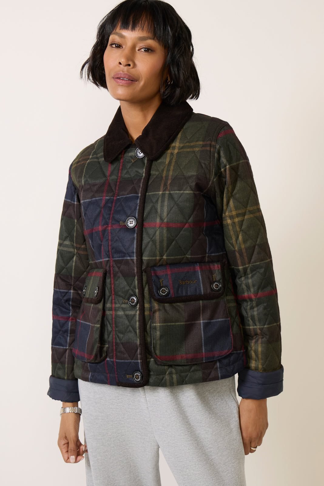 Louden Quilted Jacket (Classic Tartan)