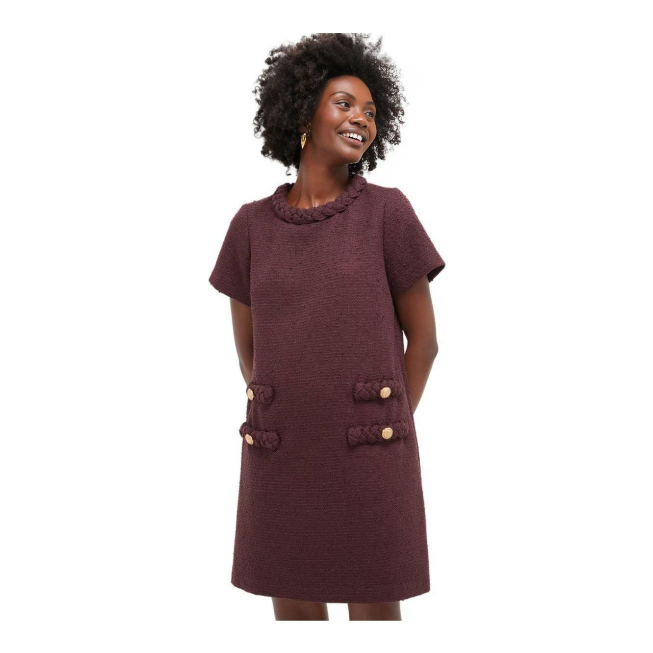 Navy Tweed Jackie Dress