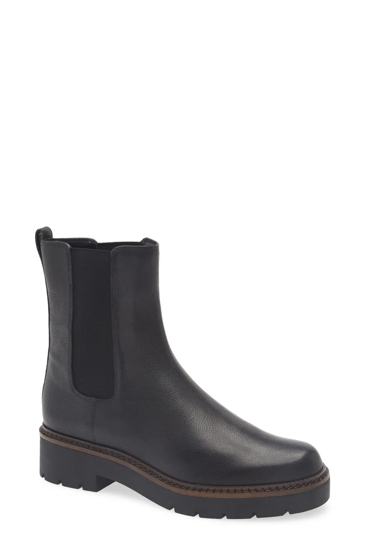 Nordstrom Darian Water Resistant Chelsea Boot (Black)