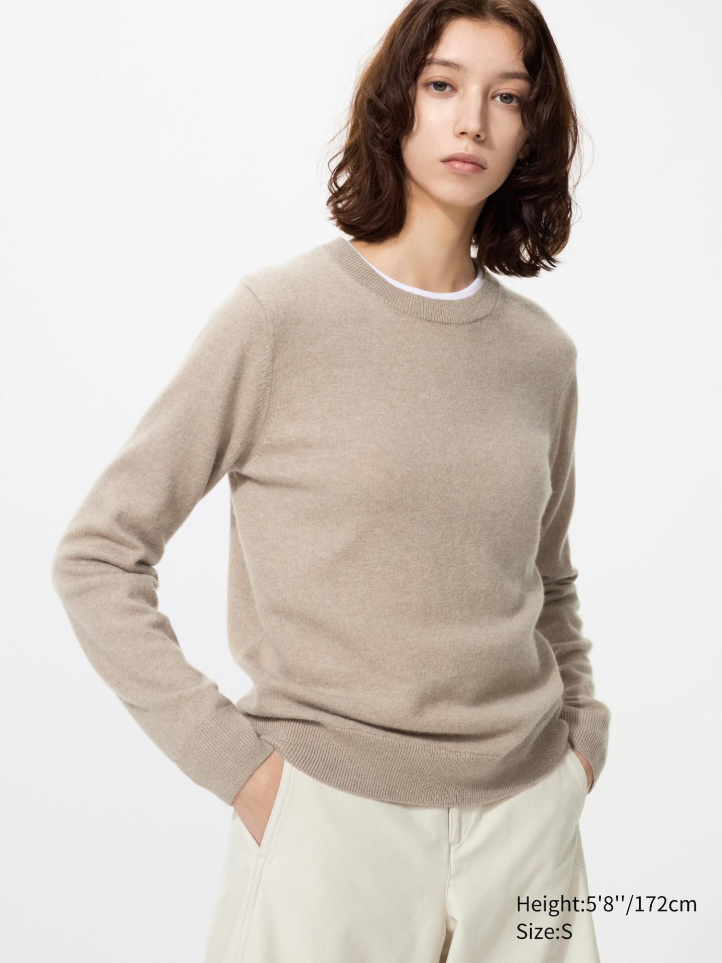 Cashmere Sweater (Beige)