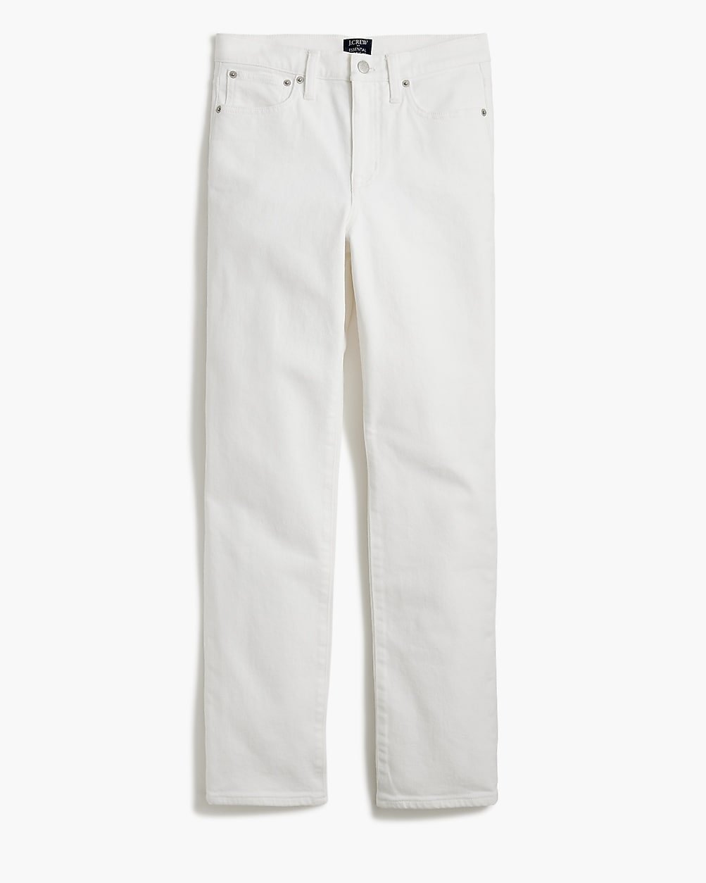 Essential Straight White Jean in All-Day Stretch
