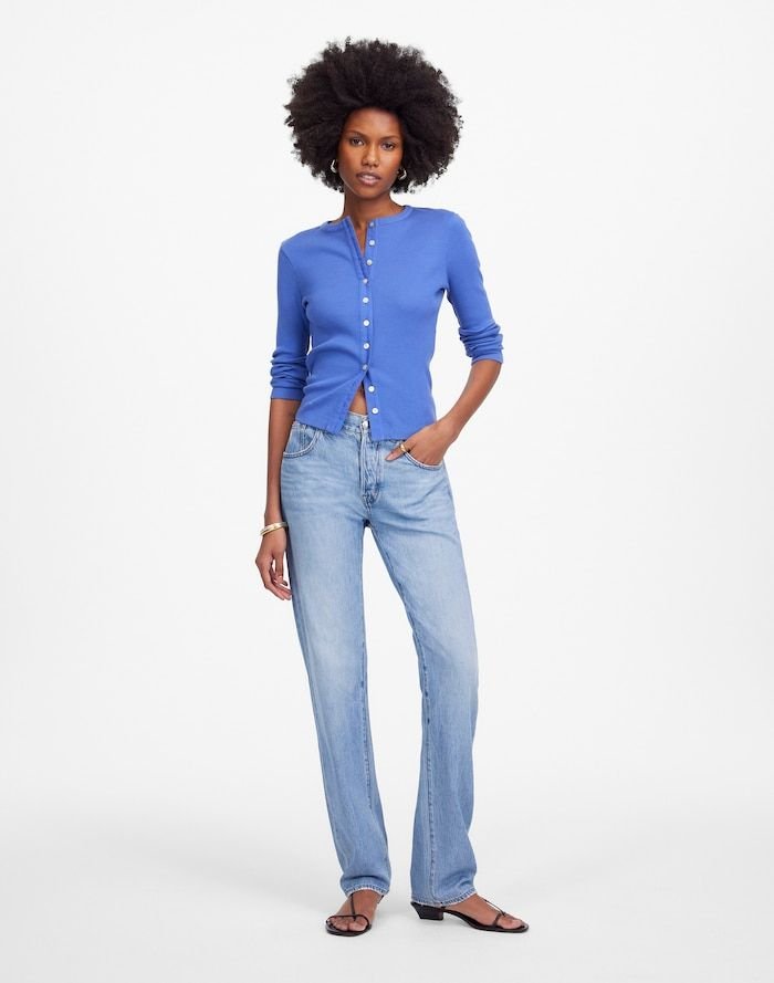 The Dean Easy Straight Jean in Northridge Wash: Airy Denim Edition