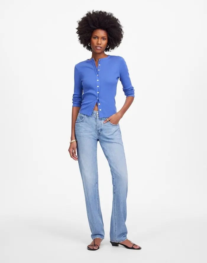 The Dean Easy Straight Jean in Northridge Wash: Airy Denim Edition