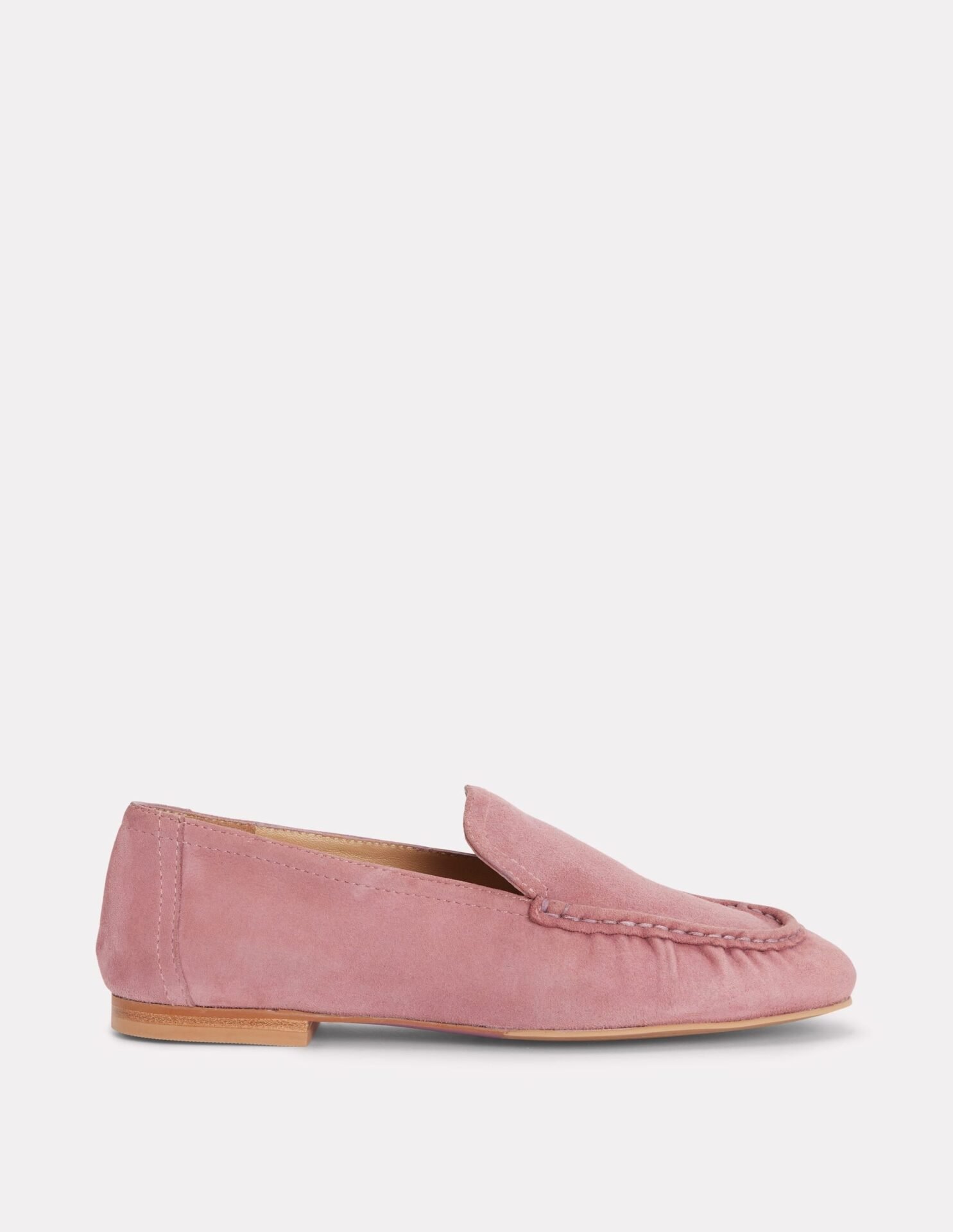 Dinah Everyday Flexi Loafers in Suede (Almond Pink)