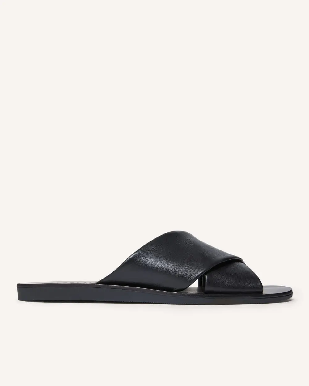 The Day Crossover Sandal (Black)