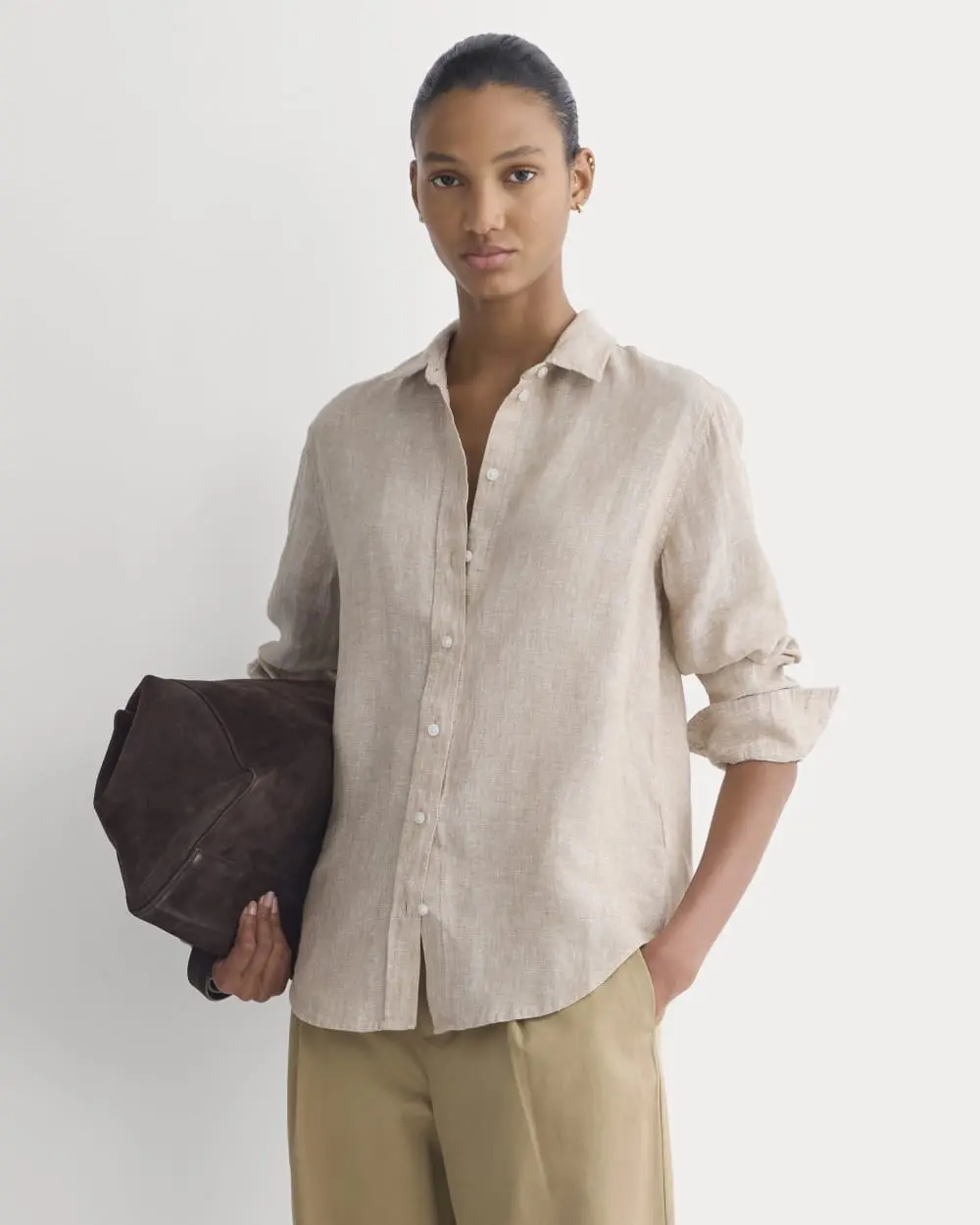The Must-Have Shirt in Linen (Cornstalk Chambray)